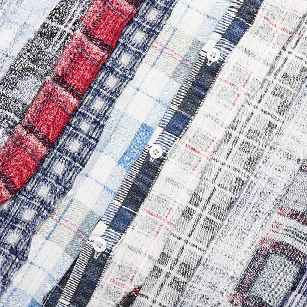 Ribbon Wide IO Flannel Shirt Assorted