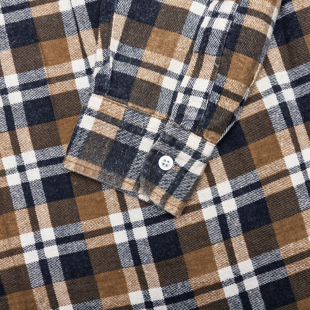 Ribbon Flannel Shirt Assorted