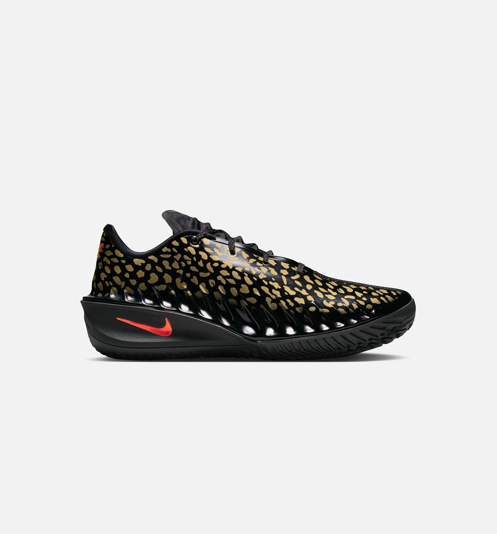 GT Cut 4 Victor Wembanyama Mens Basketball Shoe Black Bright Crimson Metallic Gold