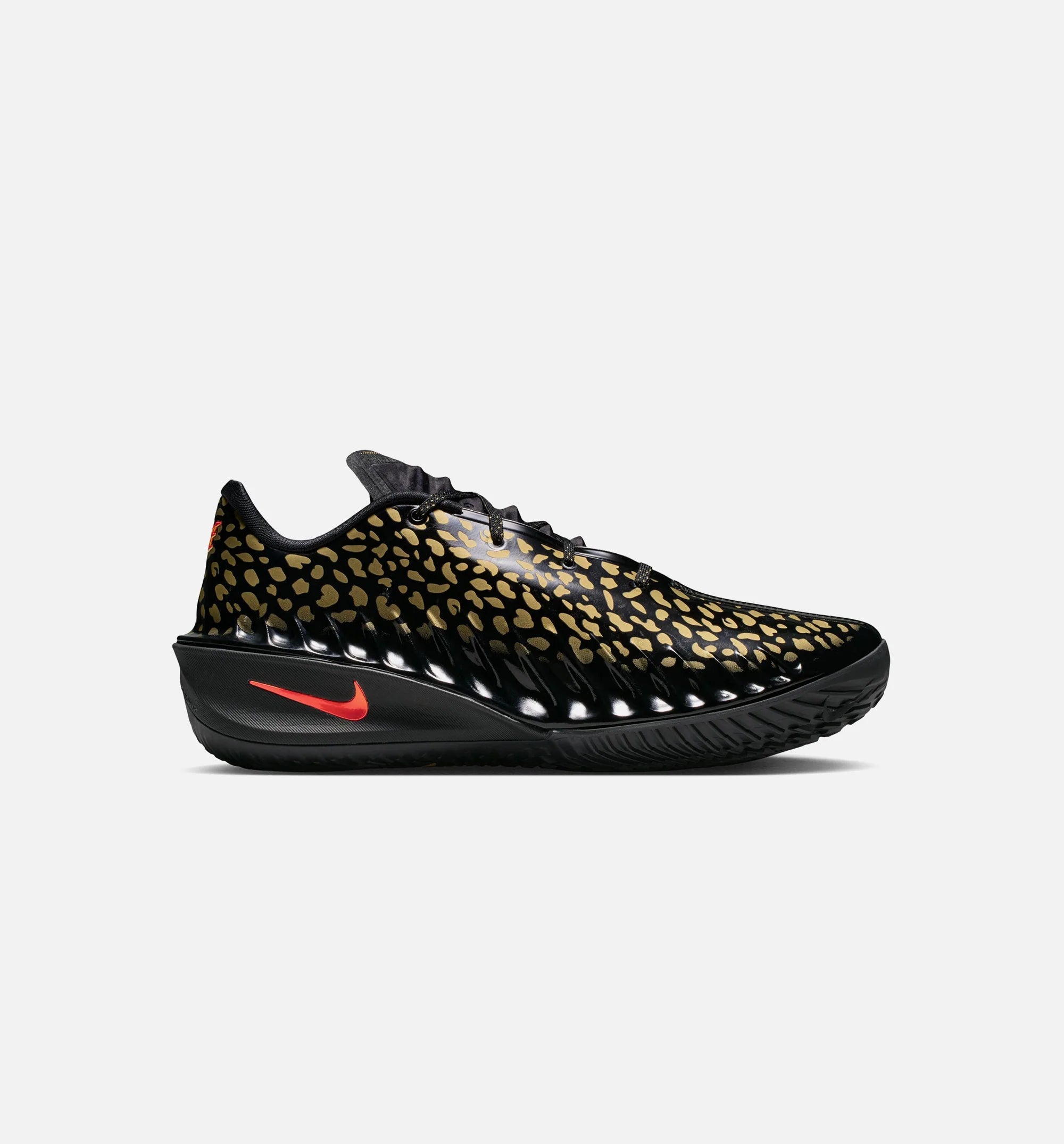 GT Cut 4 Victor Wembanyama Mens Basketball Shoe Black Bright Crimson Metallic Gold