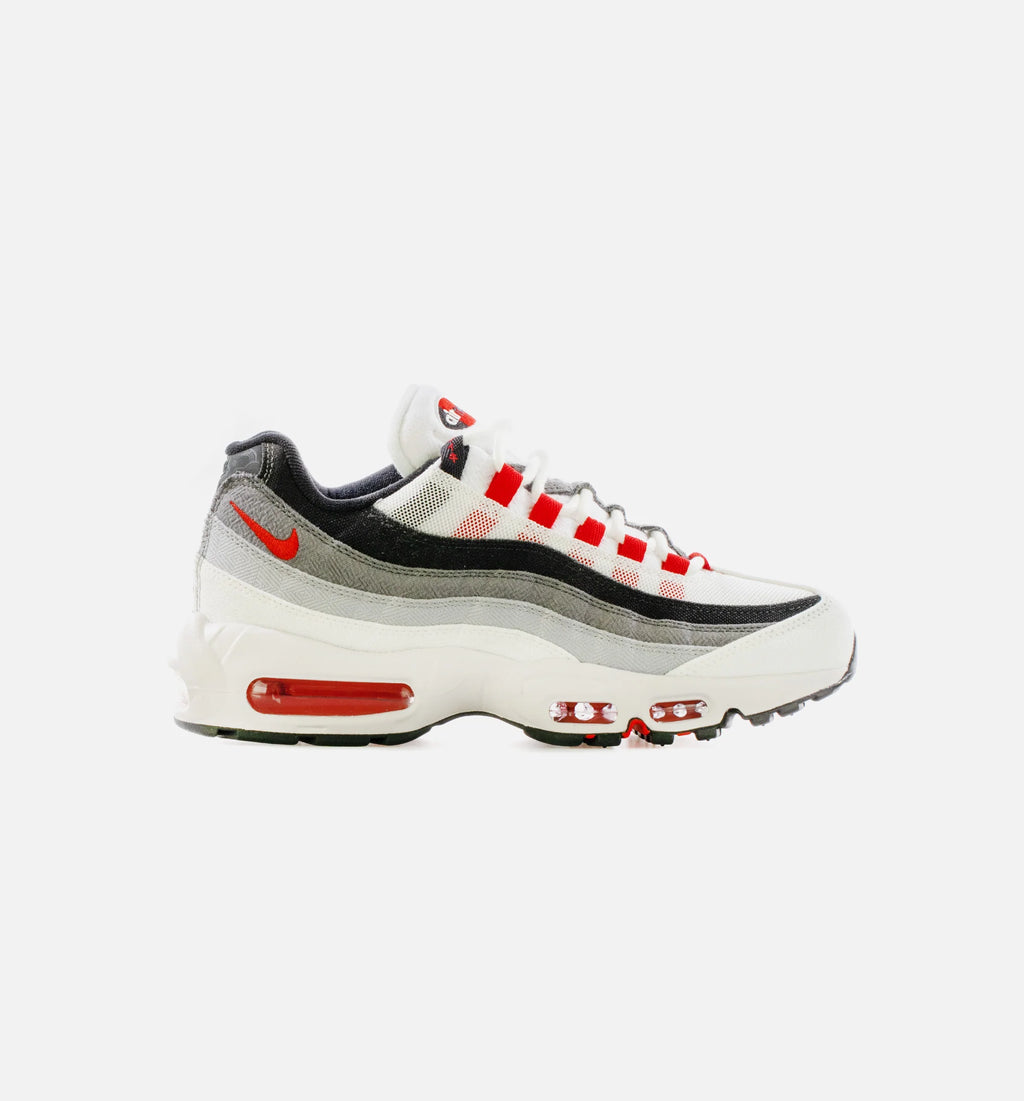 Air Max 95 Japan Mens Running Shoe Summit White Off Noir Light Smoke Grey Chile Red