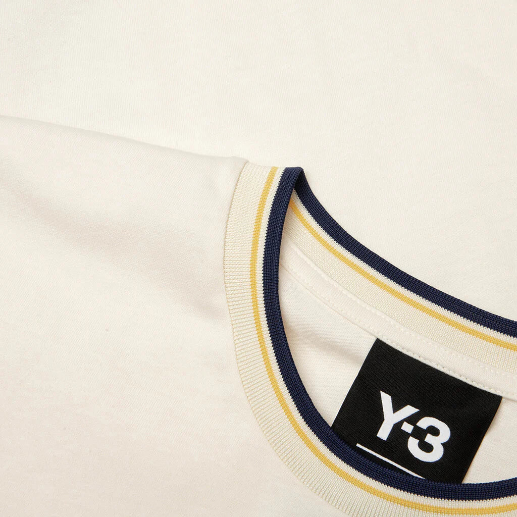 adidas Y 3 x Wales Bonner Graphic T Shirt Crew White
