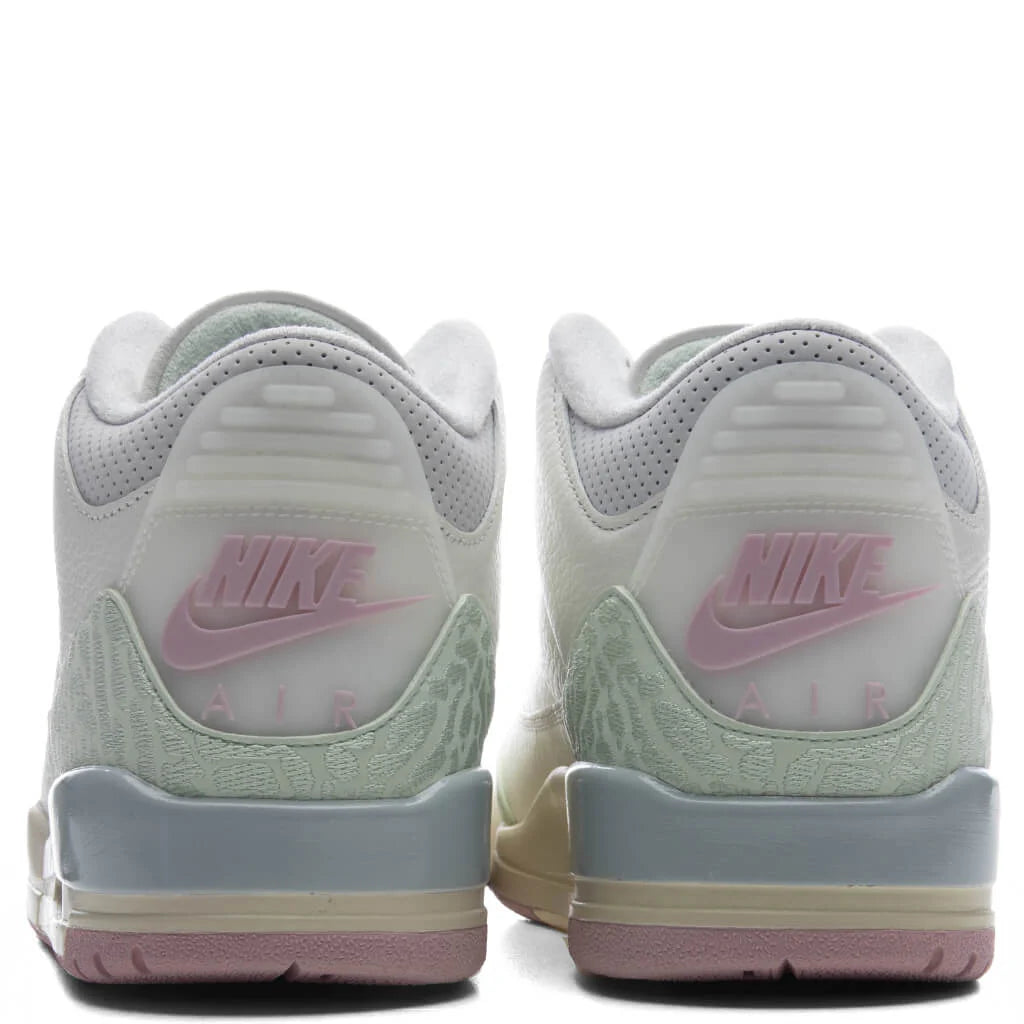 Air Jordan 3 Retro OG Spring is in the Air Sail Jade Aura Aura