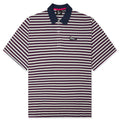 Flag Striper Polo Shirt Purple Pink