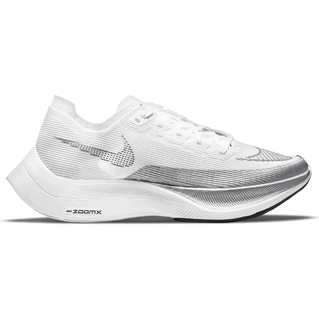 Nike ZoomX Vaporfly Next 2 Running Shoes White Black Metallic Silver