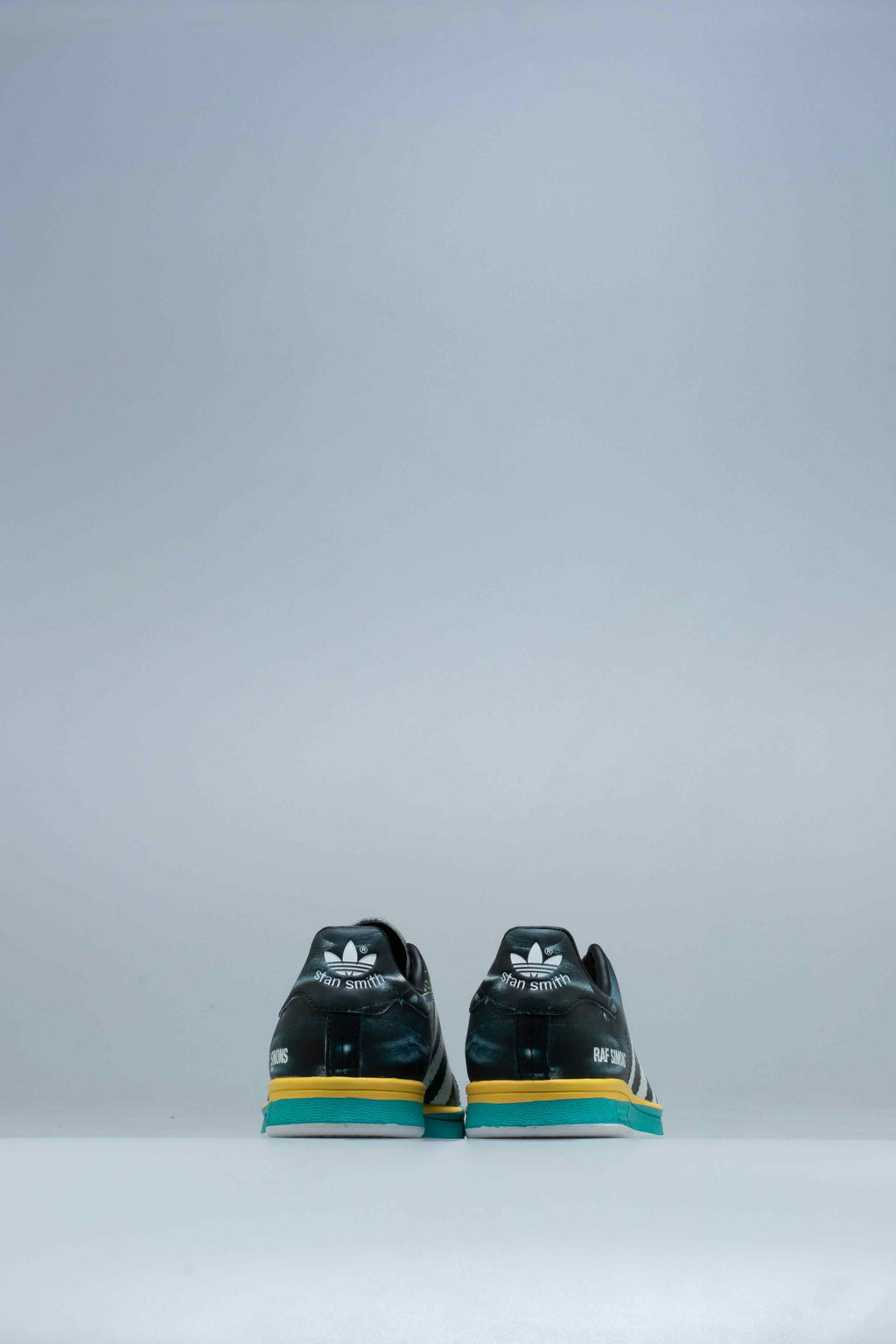 Raf Simons Samba Stan Mens Shoes Core Black Cloud White Bright Blue