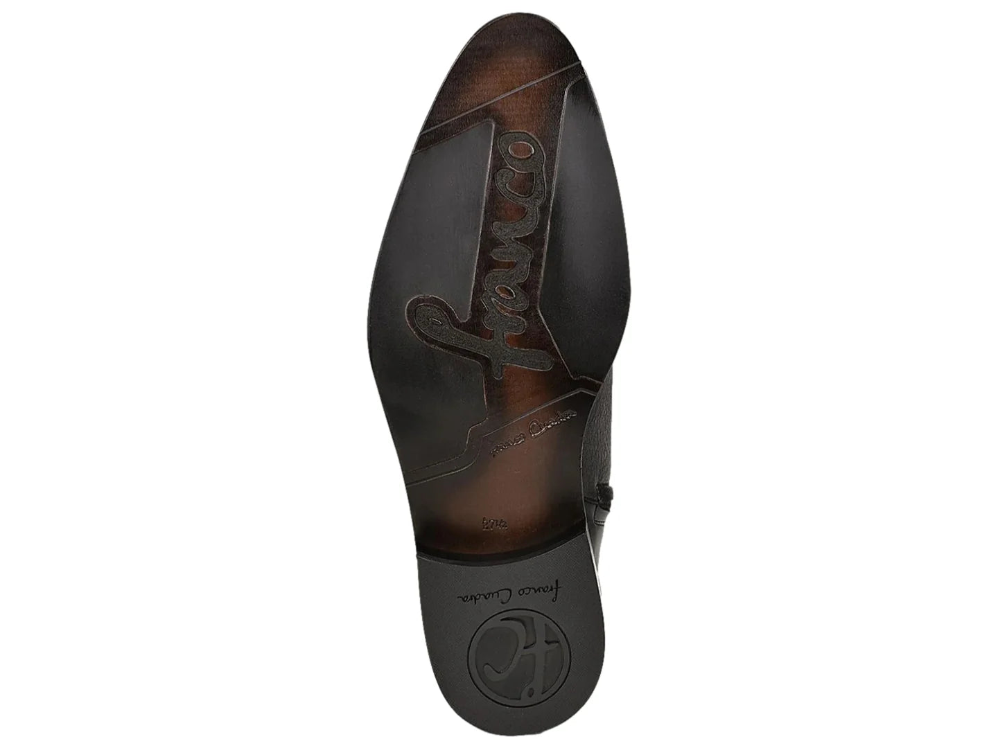 Botas Cuadra de Piel de Venado Negro para Hombre