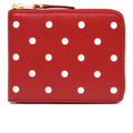 Comme des Garcons Polka Dots Wallet Red