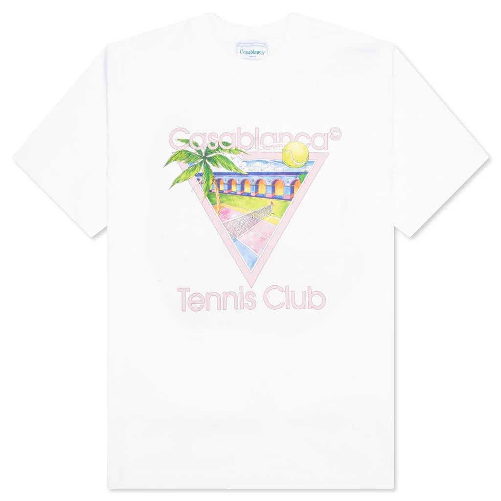Tennis Club Icon Tee White
