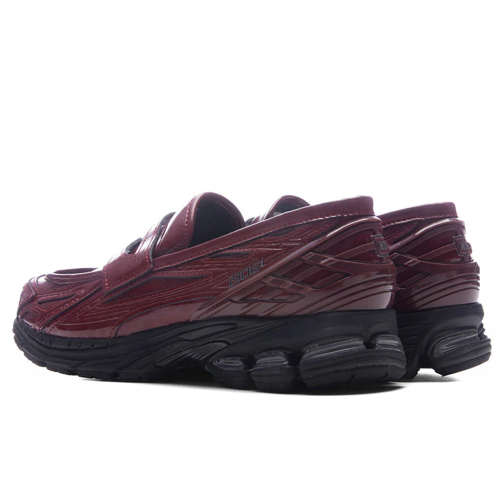 1906L Red Croc Monarch Burgundy