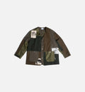 Patchwork Liner Mens Jacket Moss