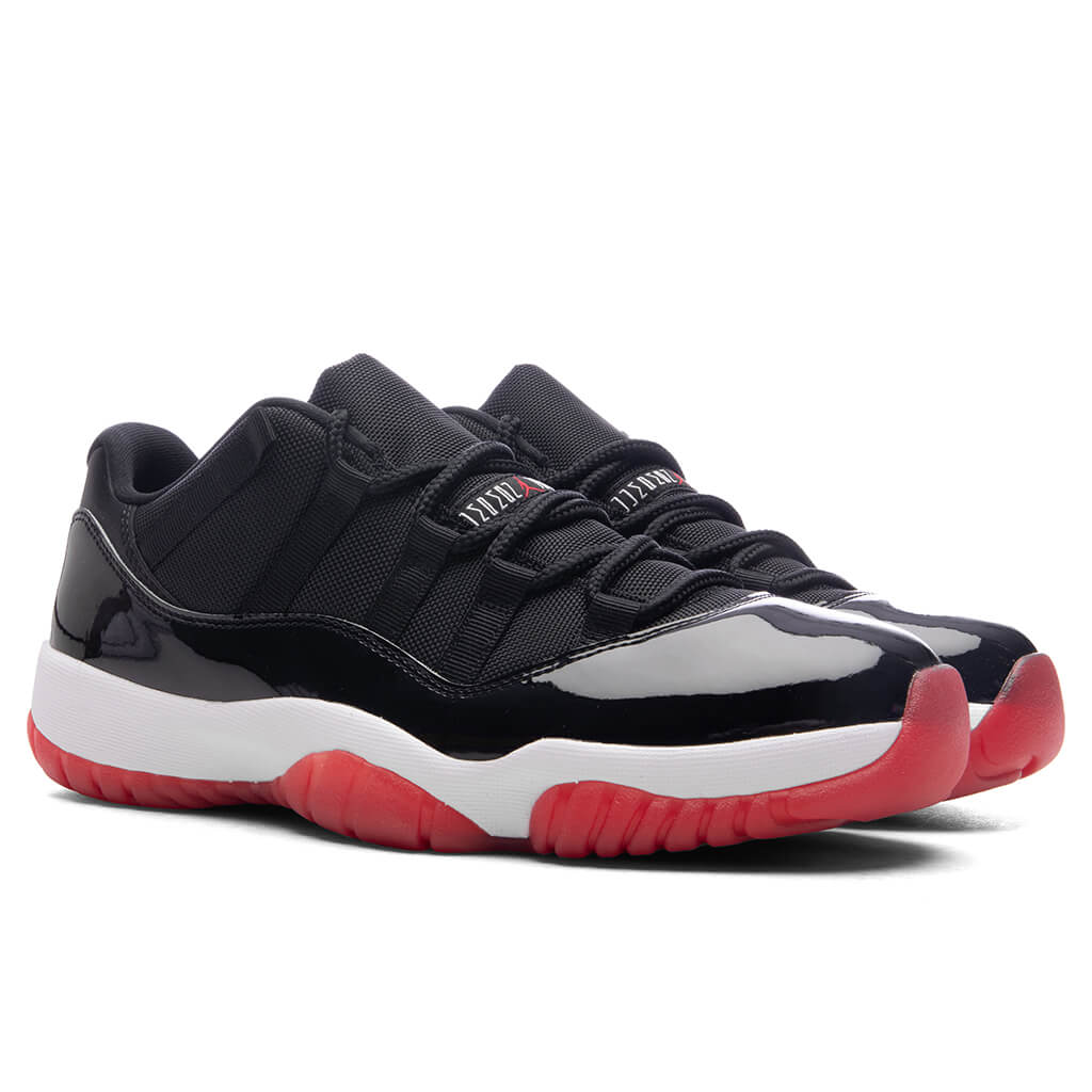 Air Jordan 11 Retro Low Bred Black Varsity Red White