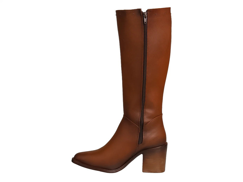 Botas Vaqueras Lady Carolina Color Camel para Mujer