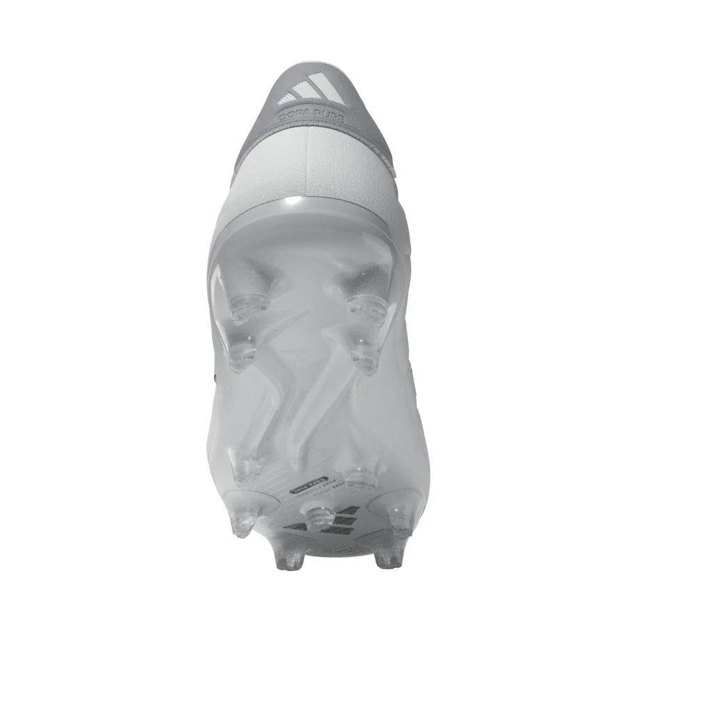 adidas Copa Pure 2 Elite FG Firm Ground Soccer Cleats White Silver Metallic