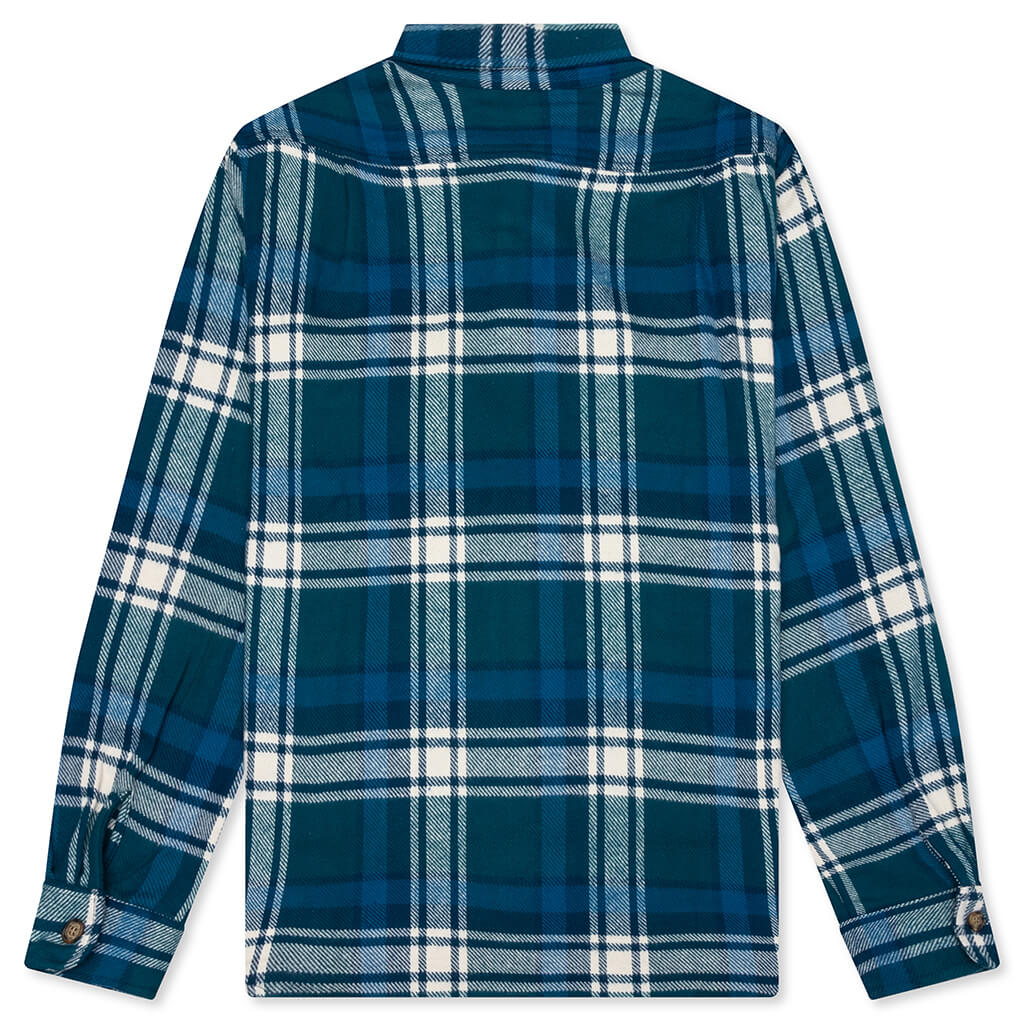 Crow Flanel Shirt Pine Green