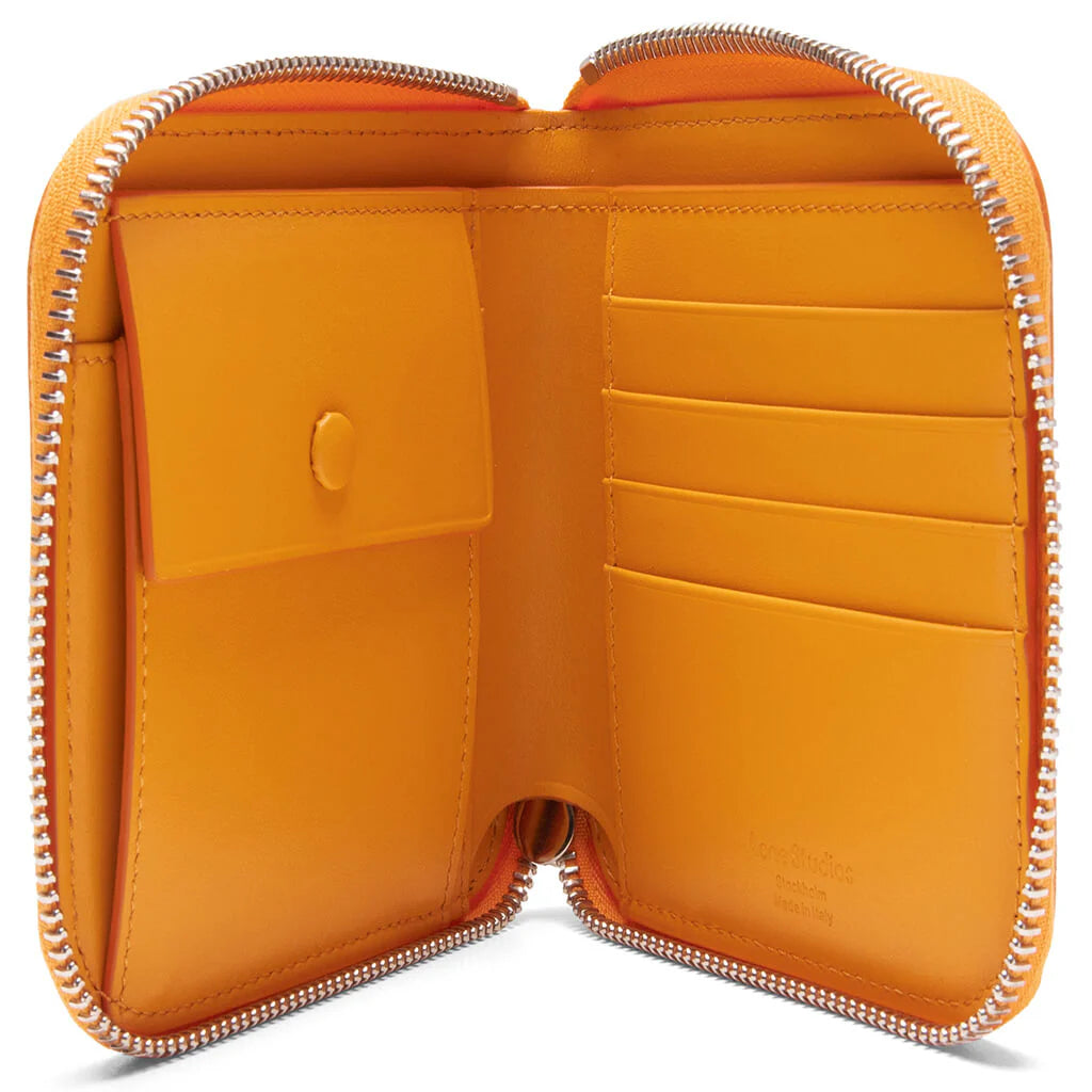 Zipped Wallet Pumpkin Orange