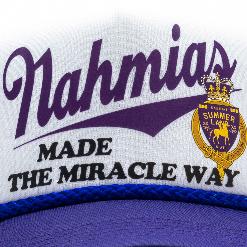 Miracle Way Foam Trucker Hat Grape