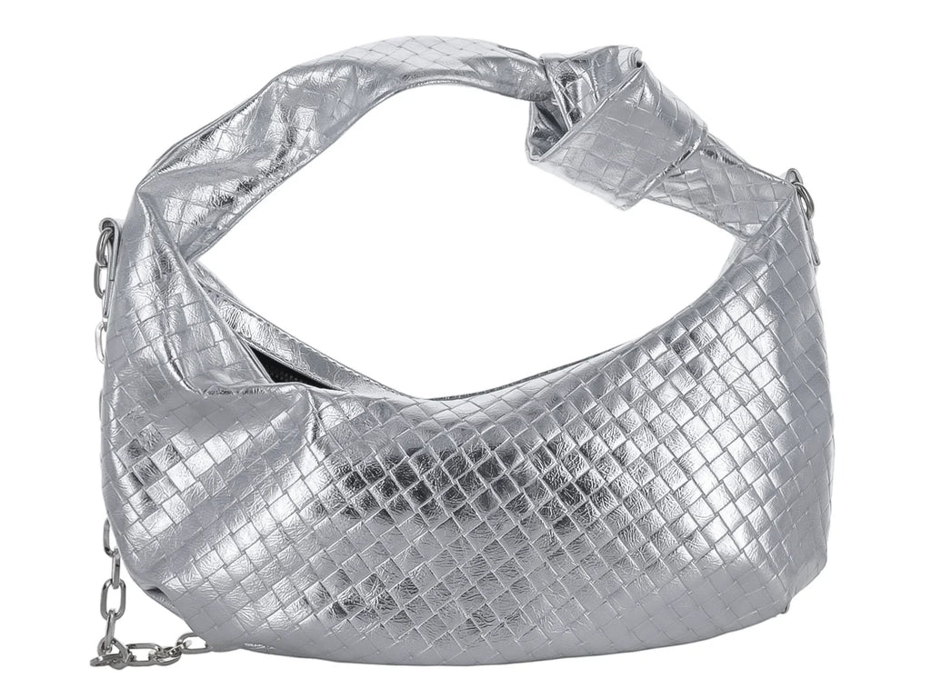 Bolso Ferretina Plata para Mujer