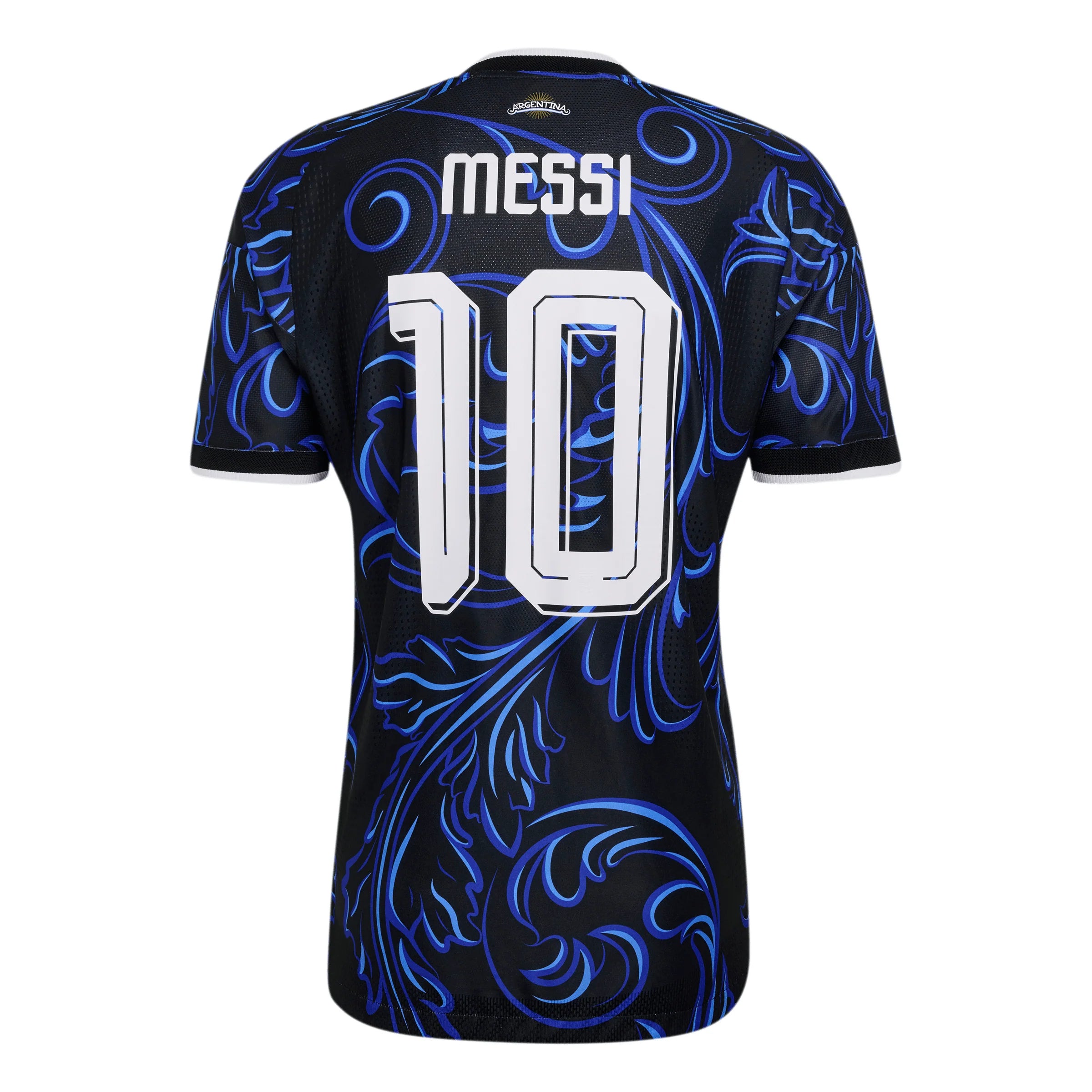 adidas Argentina Away Authentic Messi Mens Soccer Jersey 2026 Black Blue