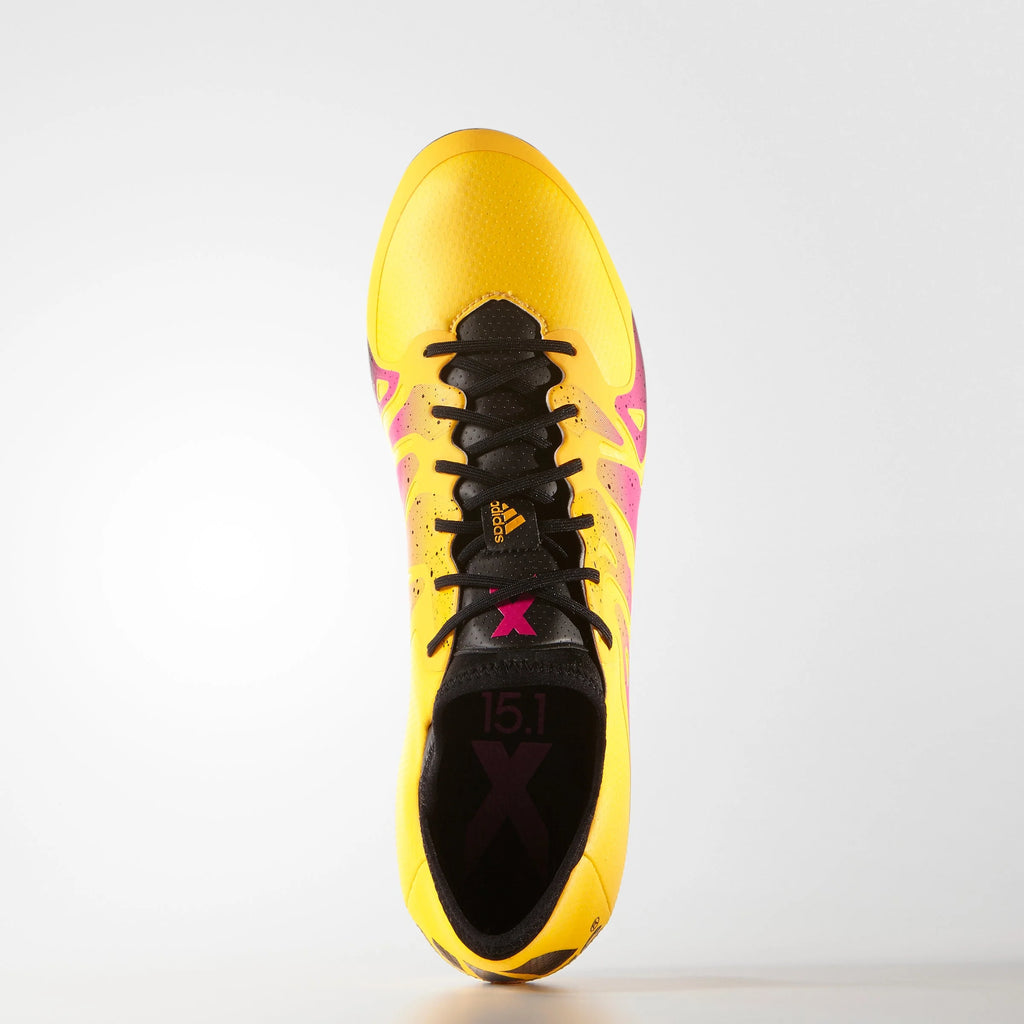 adidas X 151 FG AG Multi Ground Soccer Cleats Solar Gold Black Shock Pink