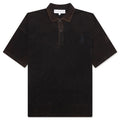 Anchor Short Sleeve Polo Shirt Brown