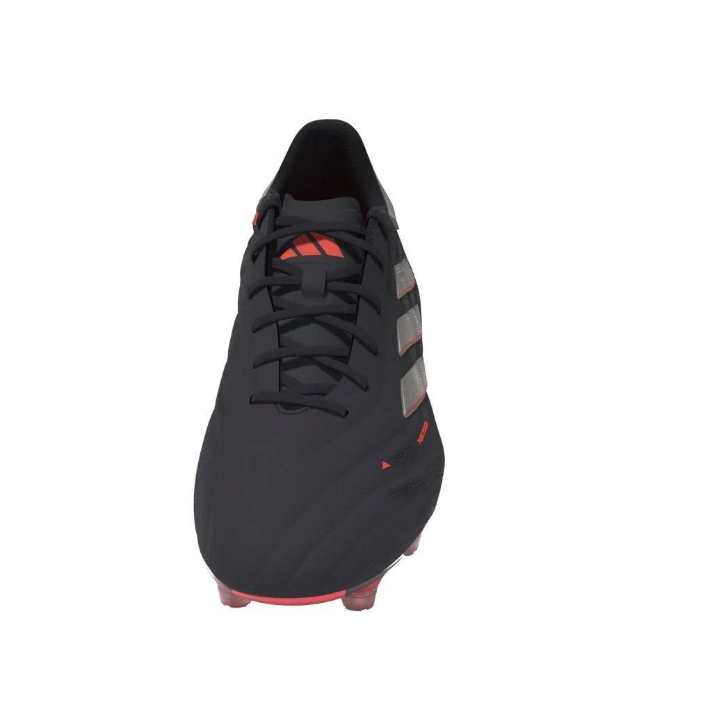 adidas Copa Pure 2 Elite Firm Ground Soccer Cleats Black Platin Metallic Turbo