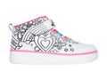Tenis Skechers Sport Court 92 Blanco para Niña