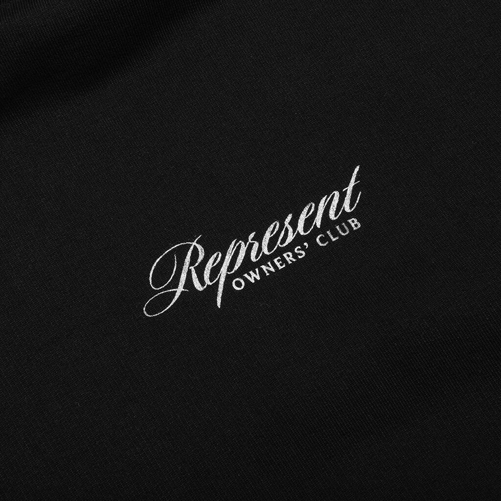 Owners Club Script Hoodie Black