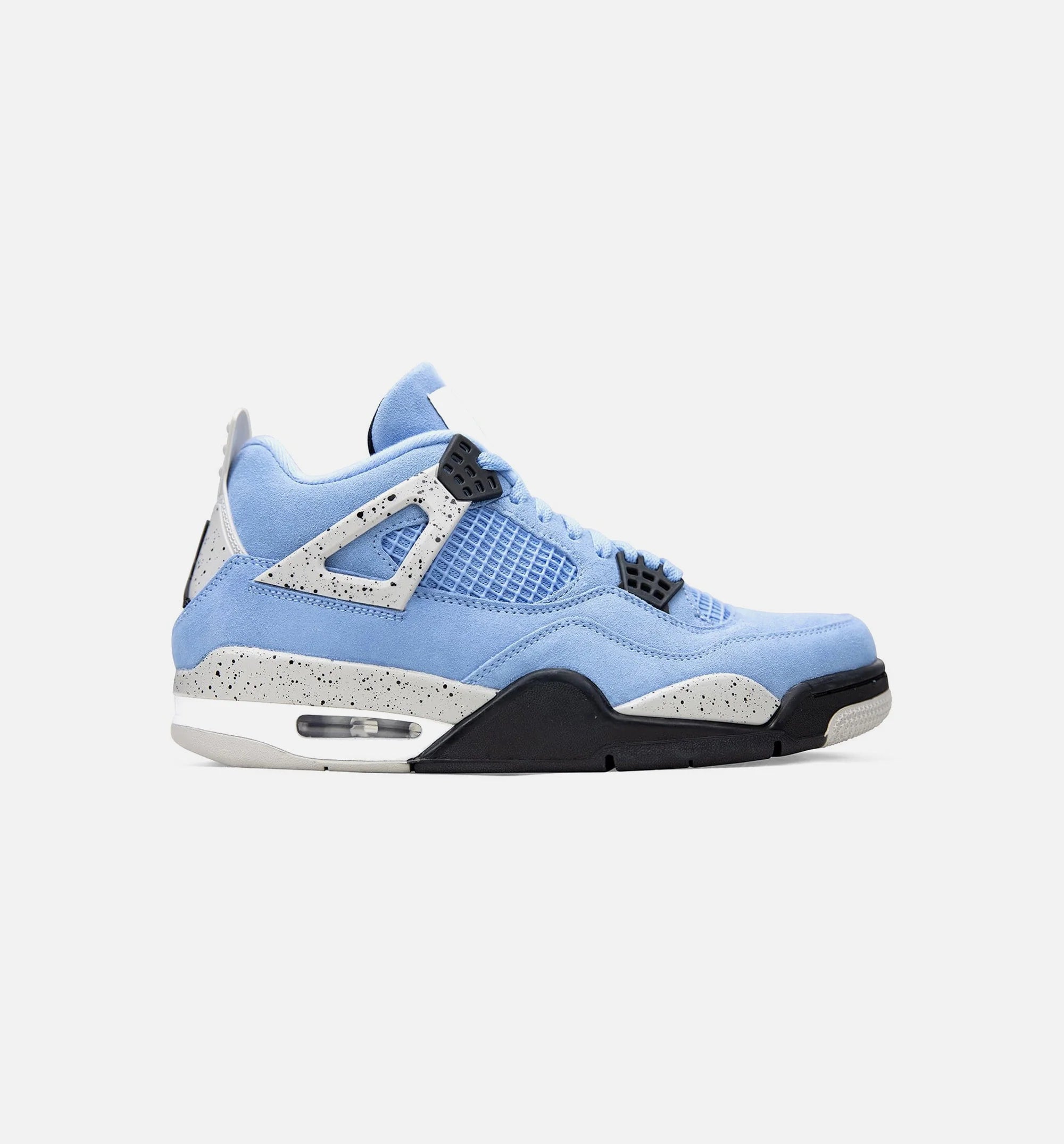 Air Jordan 4 Retro University Blue Mens Lifestyle Shoe Blue Black White Limit One Per Customer