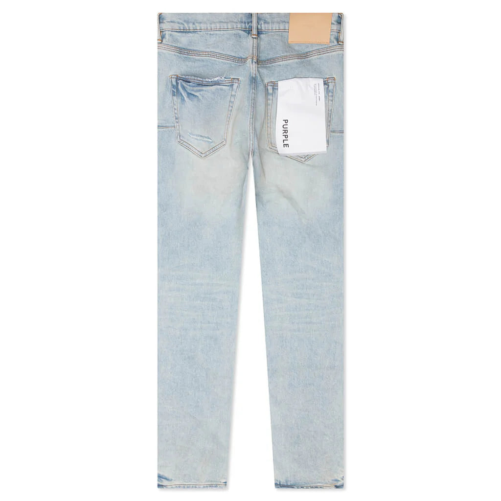 Skinny Fade Distressed Jeans Light Indigo