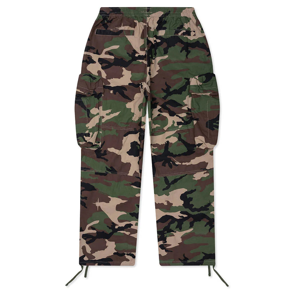 Star Camo Cargo Pants Kelp