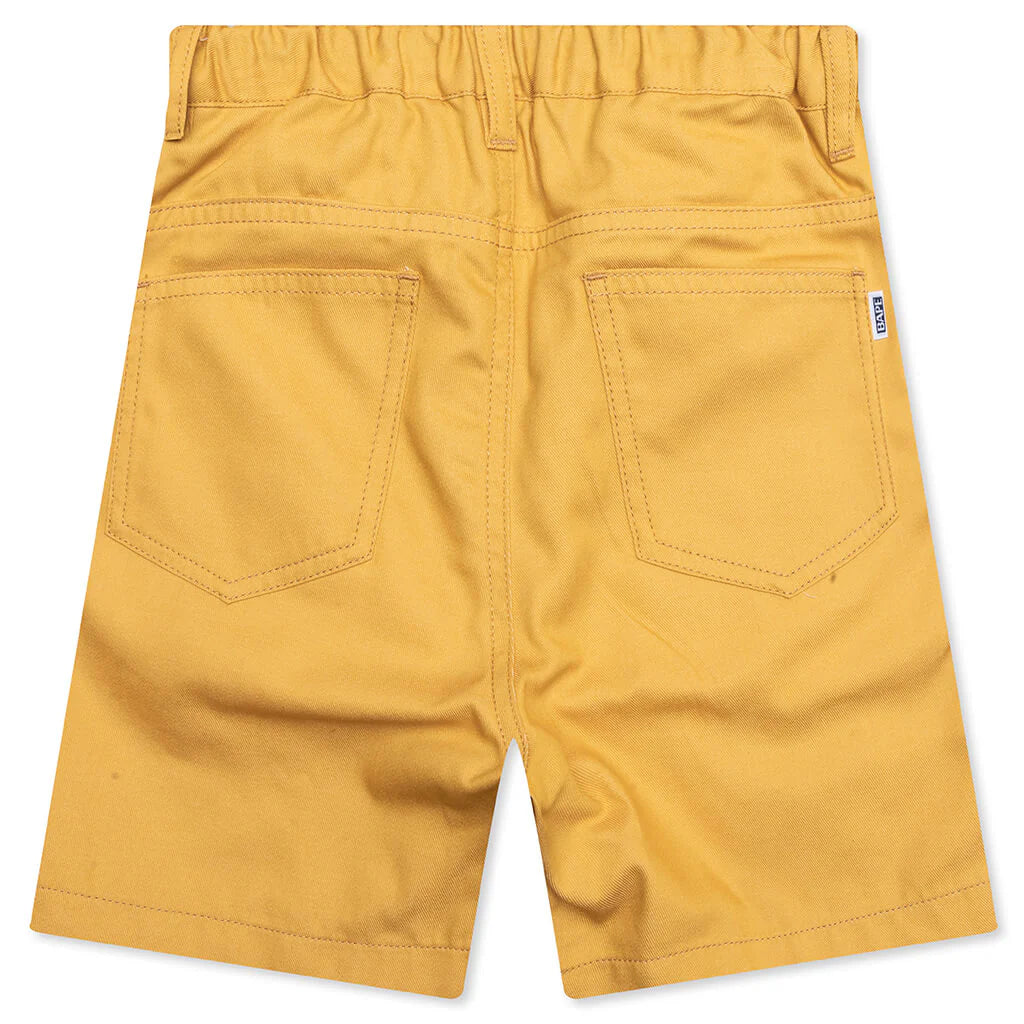 Kids Baby Milo Rope Denim Shorts Yellow