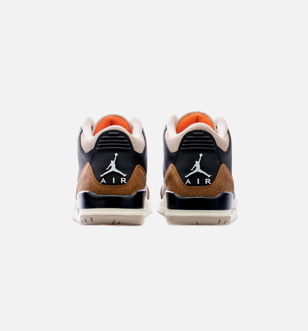 Air Jordan 3 Retro Desert Elephant Mens Lifestyle Shoe Brown Black Free Shipping