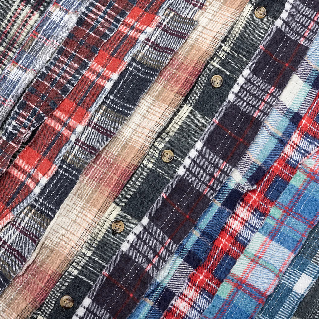 Ribbon Flannel Shirt Assorted