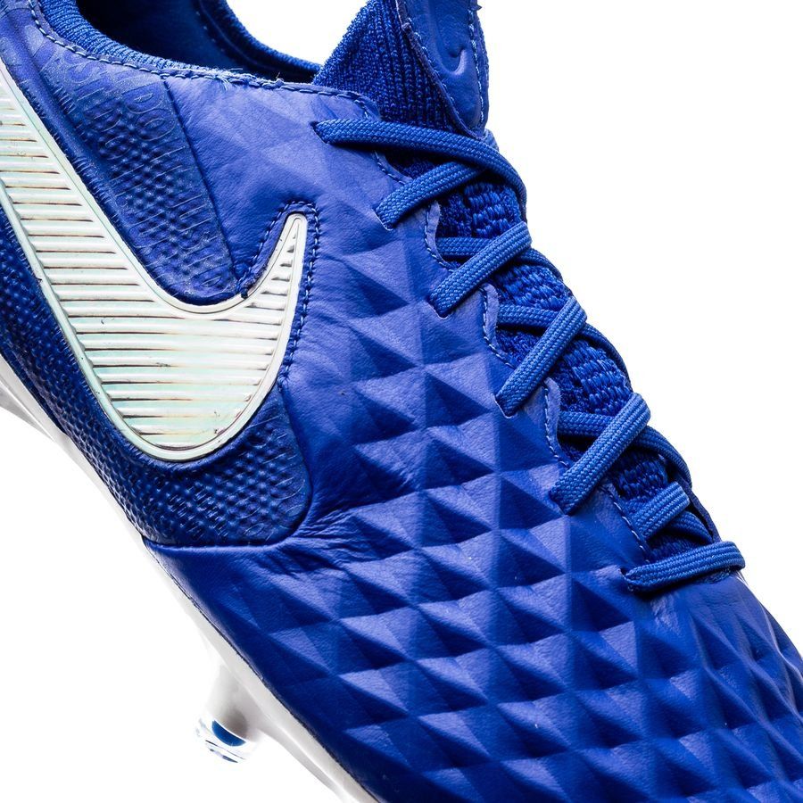 Nike Legend 8 Elite FG Firm Ground Soccer Cleats Hyper Royal White
