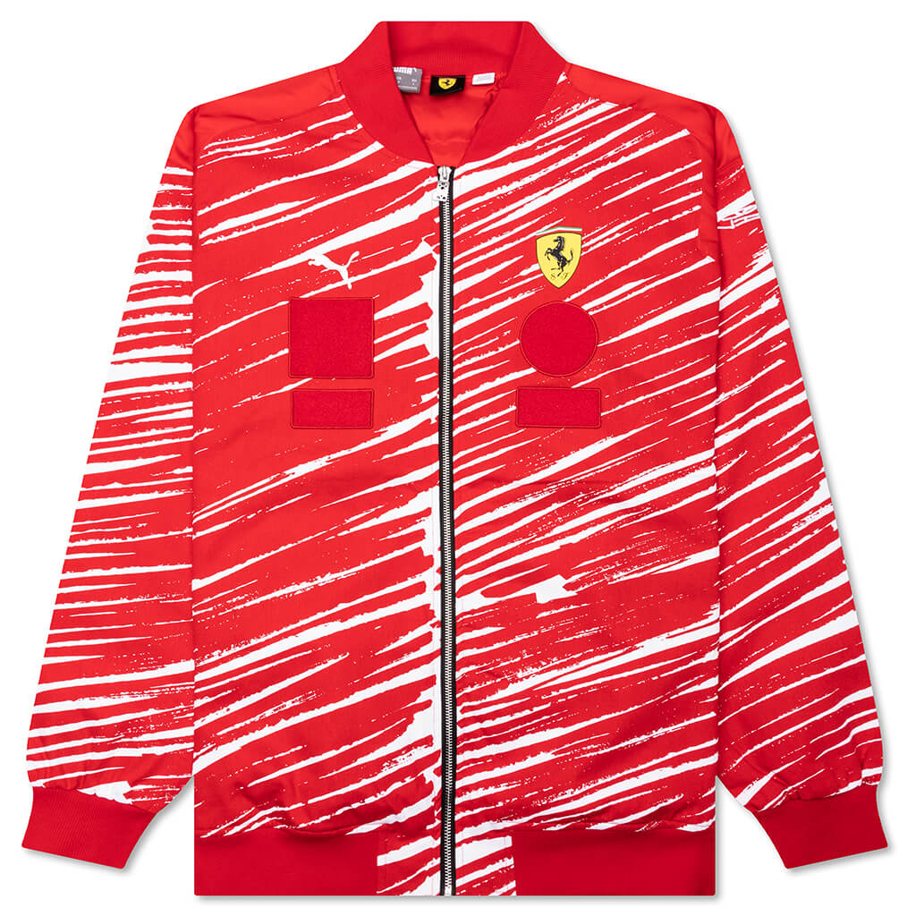 Puma x Joshua Vides Ferrari Race Jacket Rosso Corsa
