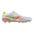 Mizuno Morelia Neo V Beta Elite FG Mens Soccer Cleats White Orange