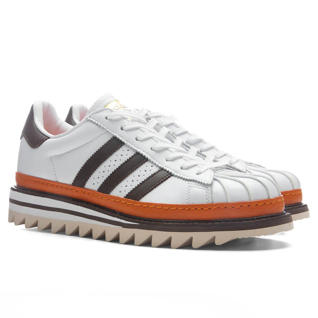 Adidas Originals x CLOT by Edison Chen Superstar Coffee Footwear White Coffee Unity Orange