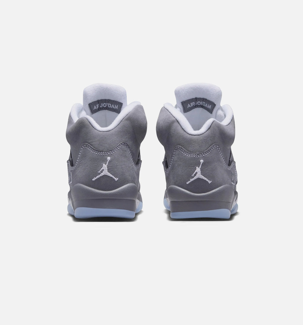 Air Jordan 5 Retro Wolf Grey Grade School Lifestyle Shoe Light Graphite White Wolf Grey