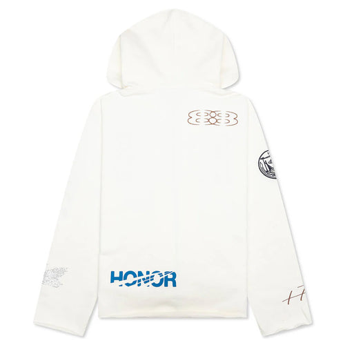 1988 Full Zip Hoodie White