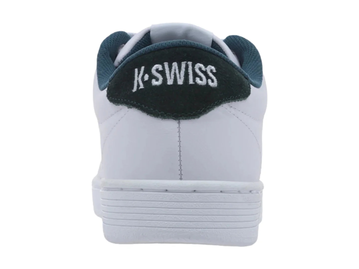 Tenis K Swiss Base Court Blanco con Teal para Hombre