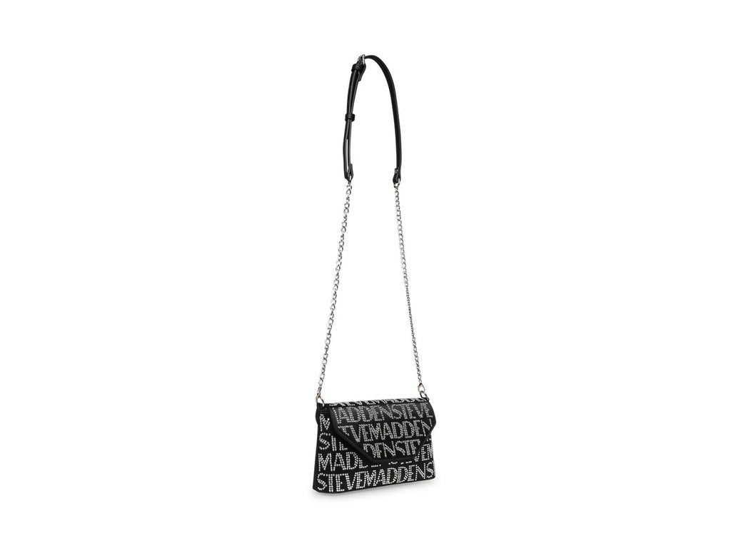 Bolsa de Hombro Steve Madden Bmadde Negro Plata para Mujer