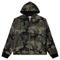 Work Jacket Quilted Nylon Woodland Camo