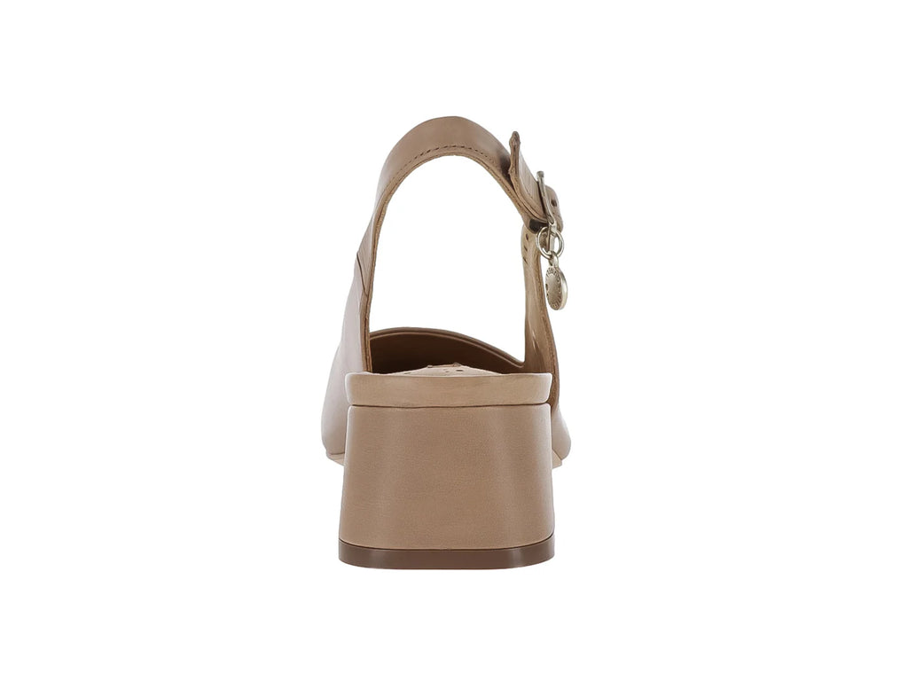 Zapatos de Tacón Cuadrado Quirelli Nude para Mujer