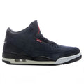 Air Jordan 3 x Levis Rigid Denim Denim Black Sail Indigo Gym Red