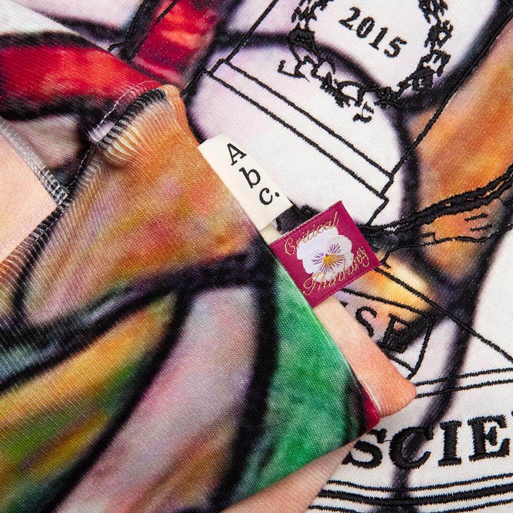 Critical Thinking Hoodie Stained Glass Print