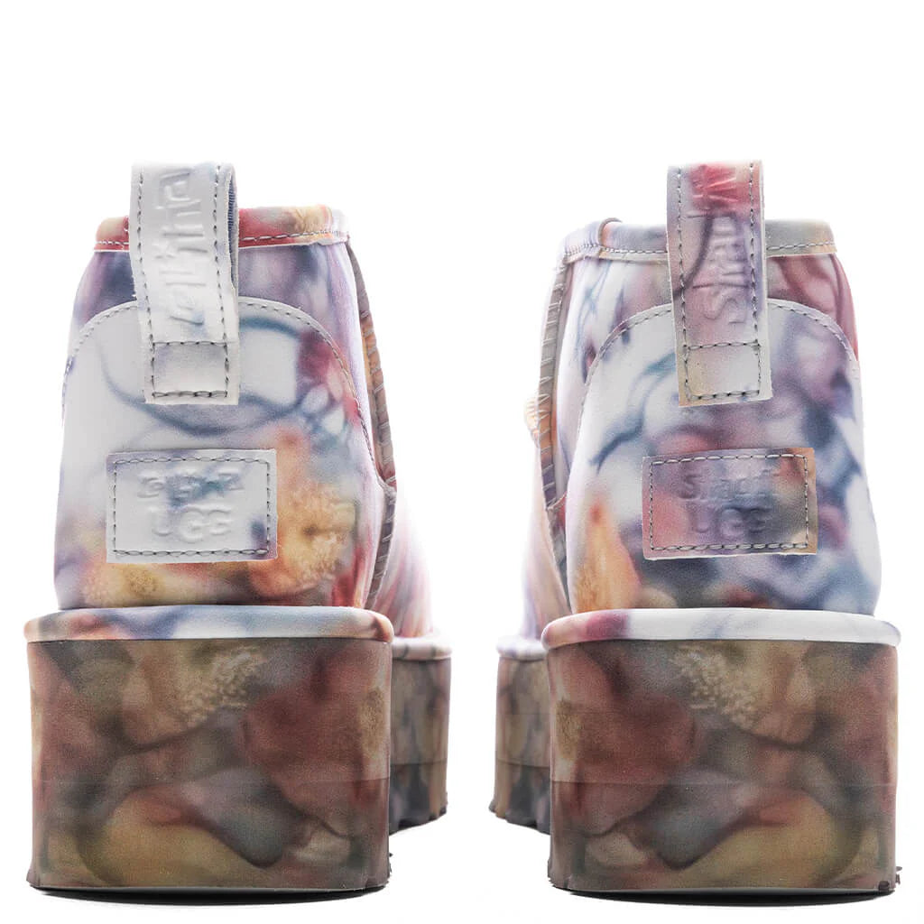UGG x Collina Strada Classic Ultra Mini Platform Light Blue Floral