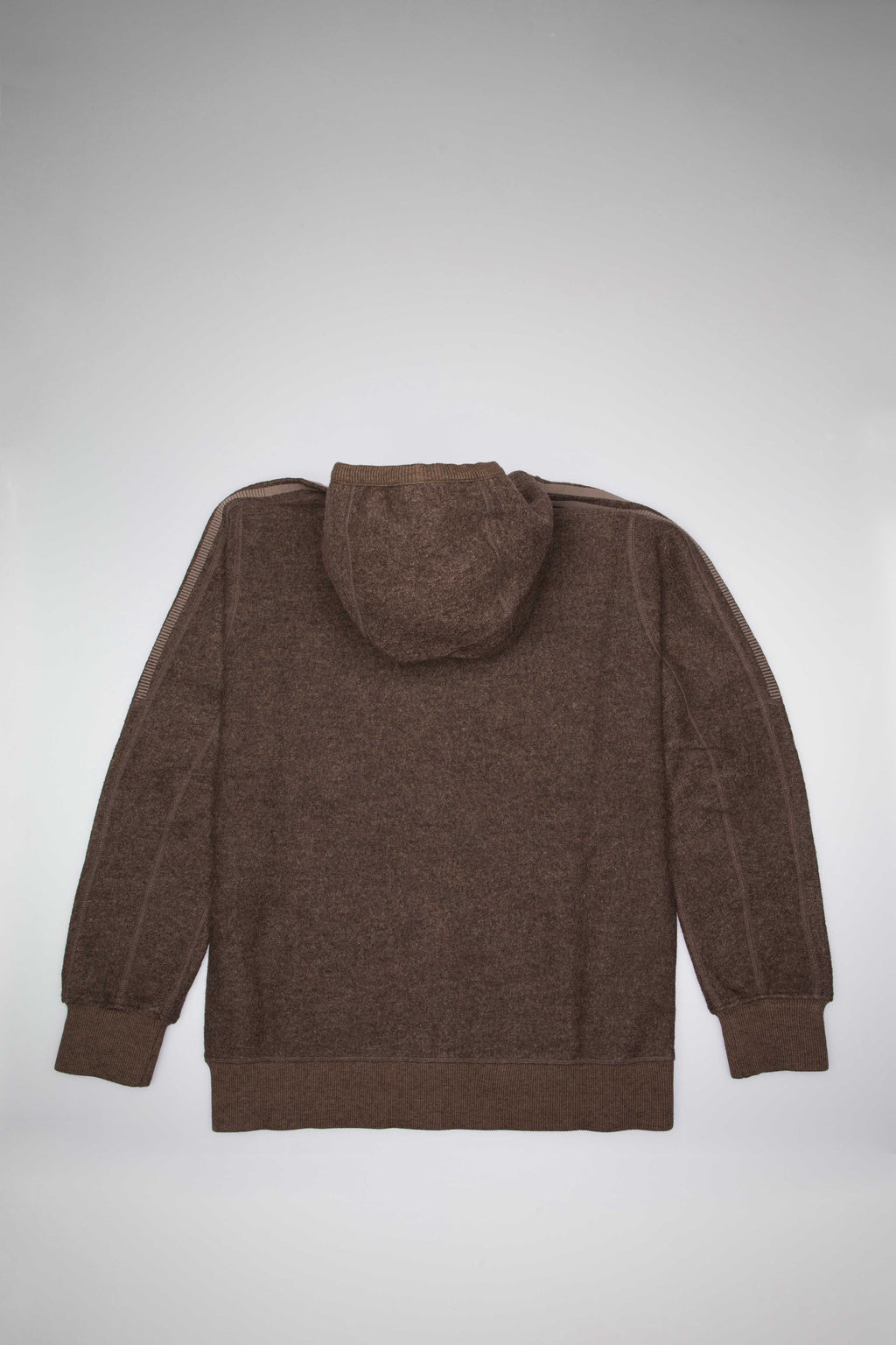 adidas Originals X Wings Horns Wool Full Zip Mens Hoodie Brown Brown