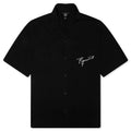 Love And Kisses Resort Shirt Jet Black
