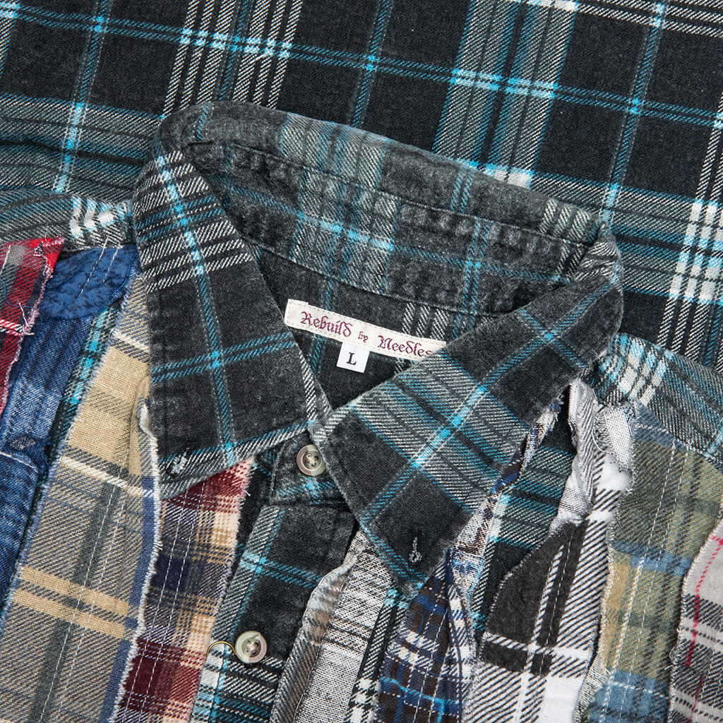 Ribbon Flannel Shirt Assorted